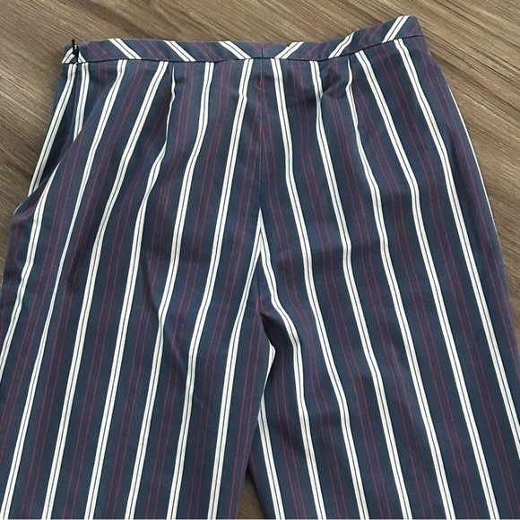Caslon Blue White Red Stripe Pants Women’s Size 4 - Picture 6 of 9